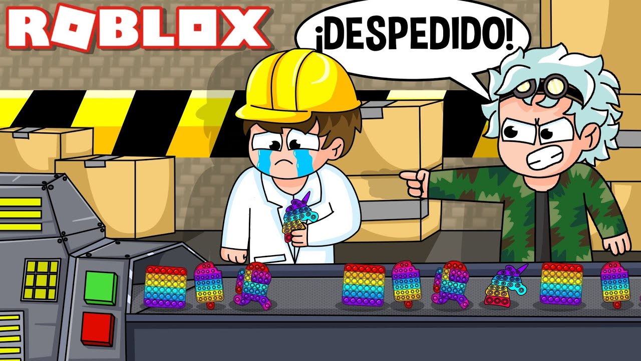 SOY JEFE de una FABRICA DE POP IT Y DESPIDO A TODOS - ROBLOX
