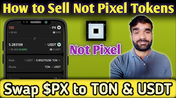 How to Sell Not Pixel Token on DEX | Sell Swap PX Tokenn on Dedust