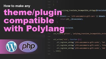 Make Themes/Plugins Polylang Compatible - Quick Tip