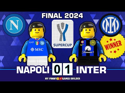 Milan vs PSG 2-1 • Champions League 2023/24 • Leao Goals & Highlights in  Lego Football (Paris Milan) 