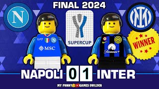 EA Sports Supercup 2024 • Napoli vs Inter 0-1 🏆 Supercoppa • All Goals & Highlights Lego Football