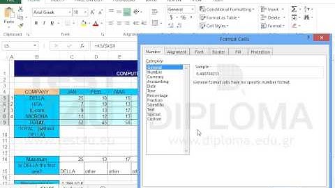 Format the numbers of the cell range L5:L9 to be displayed as percentages with one decimal...