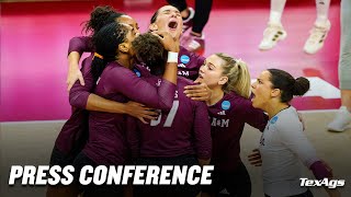 Press Conference: Jamie Morrison, A&M volleyball punch ticket to first Elite Eight since 2001