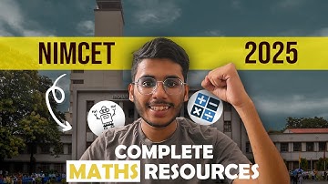 Maths Free Resource for NIMCET 2025 | Self Study Material for NIMCET | How to crack NIMCET 2025?