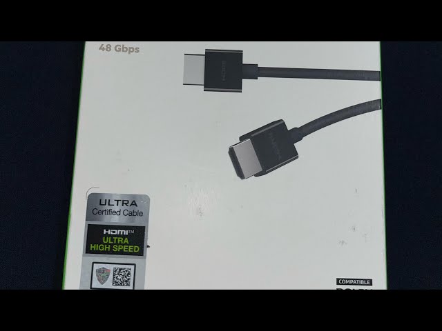 Belkin 8k/4k HDMI 2.1 Dolby vision support cable unboxing