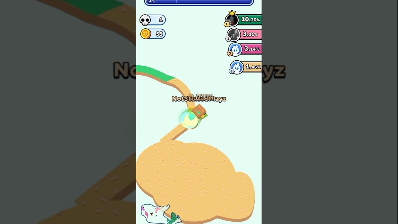 Game mai dar ka mahol hai 🤣|Paper.io