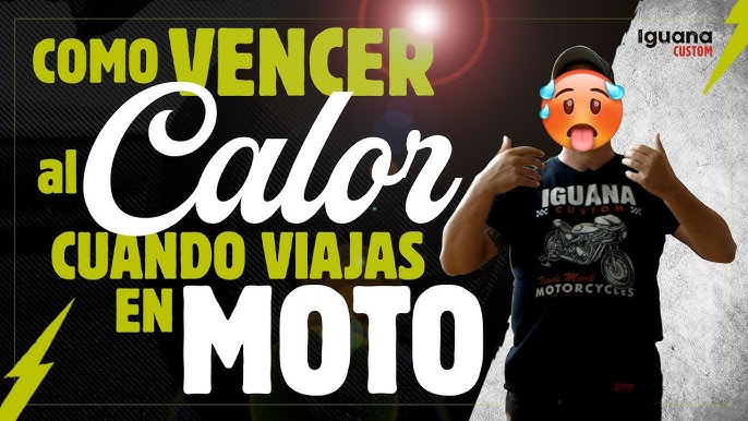 Qué accesorios para moto necesito para combatir el calor?