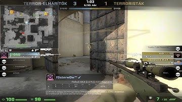 CS:GO : 180 spin, no scope awp shot [HD]