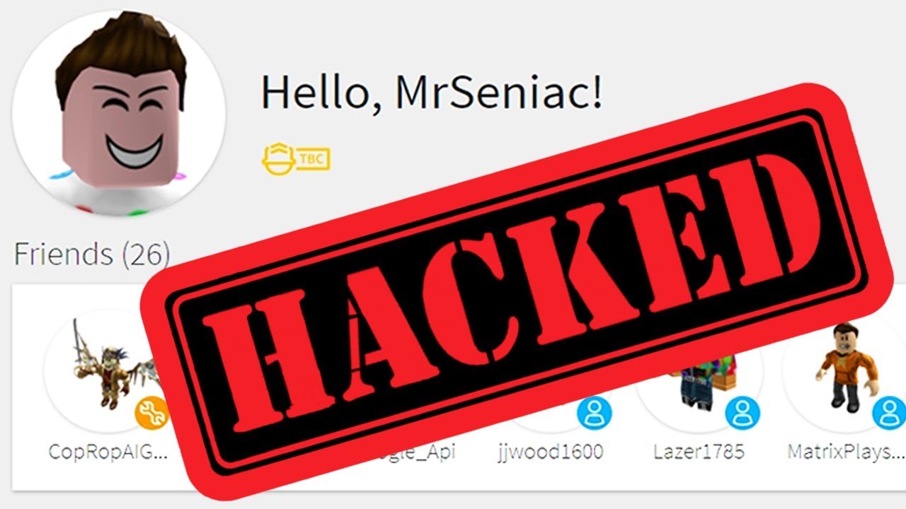 I Hacked Seniac S Roblox Account Youtube - roblox seniac group