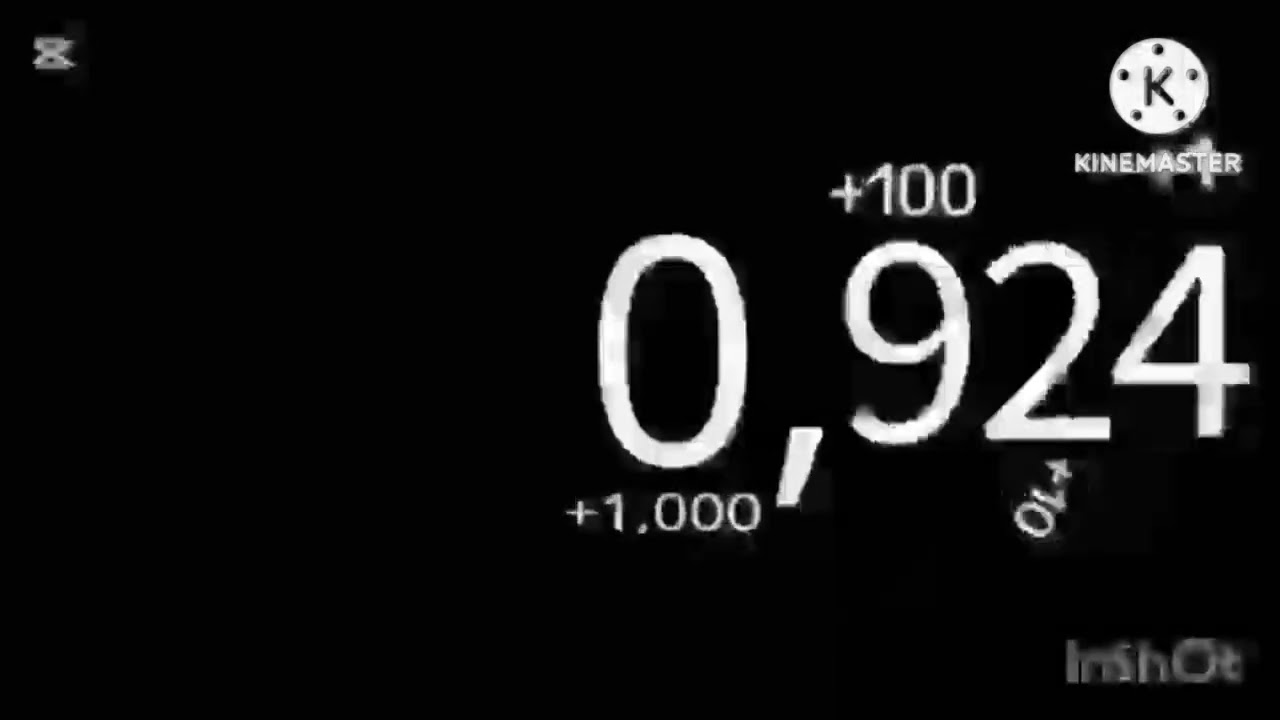 Numbers 0 to 1 Million with sound with 8x Speed