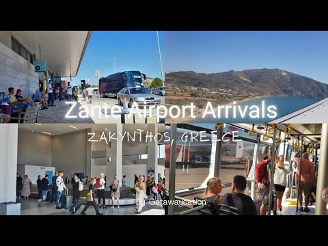 Zante Airport Arrivals Airside  Landside  September 2022