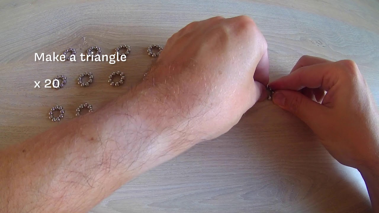 How to build a sphere with 200 magnets (neoballs)