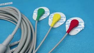 ECG 10046B+XDX 10050 Compatible Dräger ECG Cable