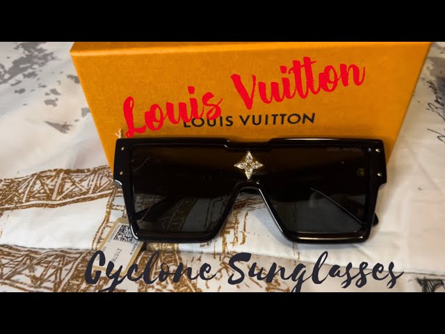 Unboxing my new LV Cyclone sunglasses 🕶 told y'all the belonged on my