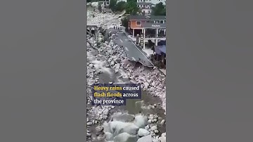 China lashed by deadly floods