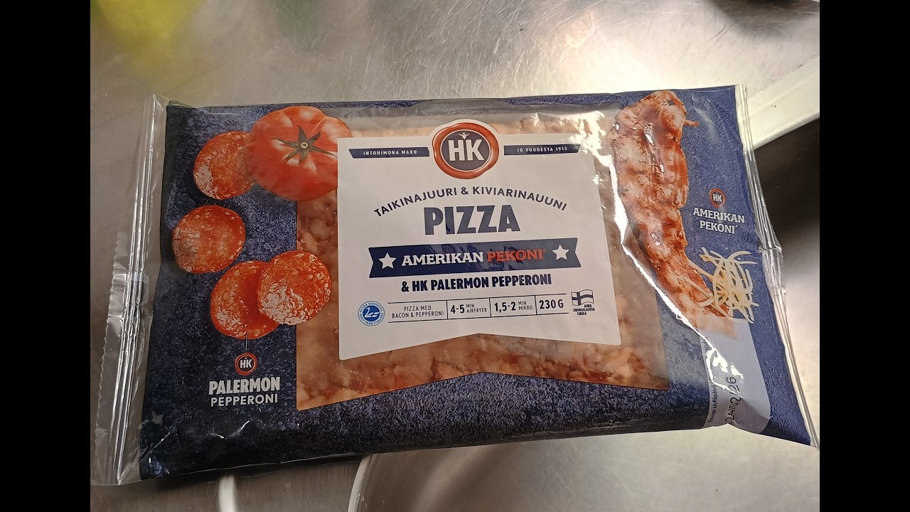 HK American Pepperoni pizza.