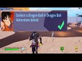 Collect Capsules in Dragon Ball Adventure Island Fortnite