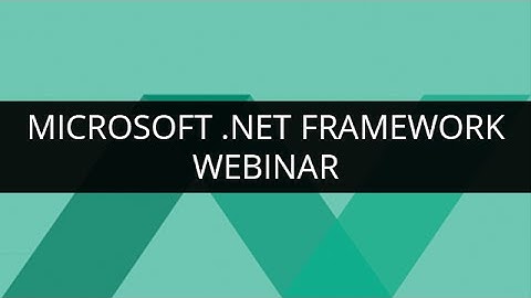 MS .Net - An IntelliSense Way of Web Development | Webinar - 26-11-14 | Edureka