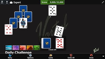 Microsoft Solitaire Collection - TriPeaks [Expert] | Daily Challenge January 6th 2022