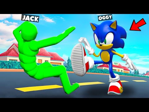 Npc Battle Between Sonic And Oggy With Jack In Overgrowth