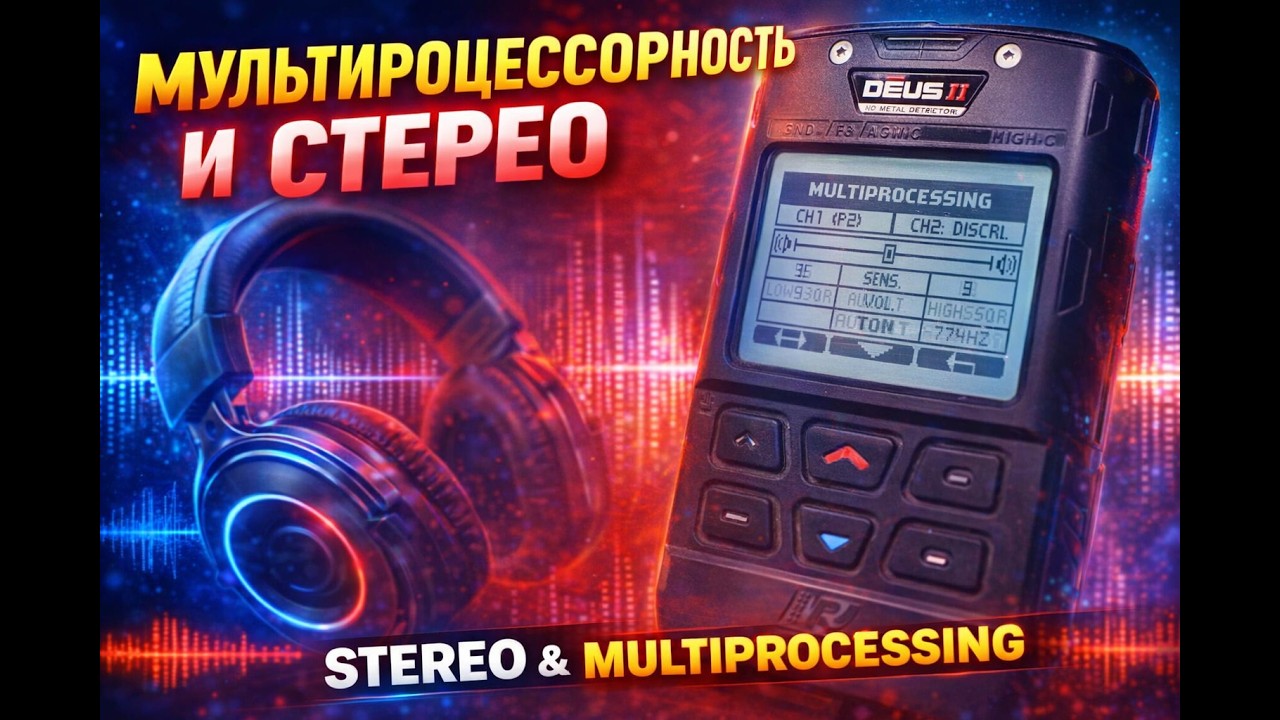Эволюция в металлодетектинге.  Мультипроцессорность в Deus 2. Предустановленные настройки Морфинга.