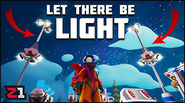 Base Building with NEW Flood Lights! Astroneer Update | Z1 Gaming