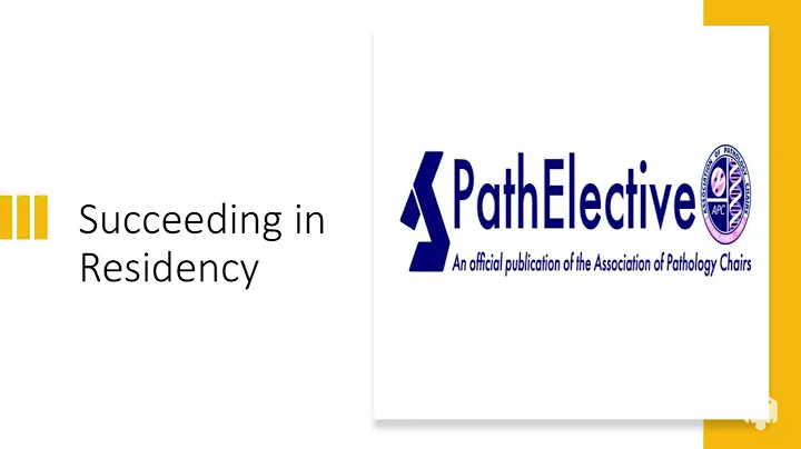 Succeeding in Residency: Introductory Video