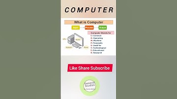 Full Form Of Computer|What is Computer #shorts #allexam
