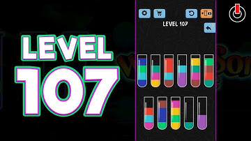 Water Color Sort Level 107 Solution