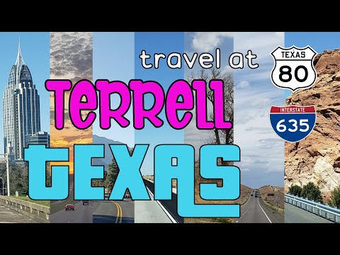 Travel at Terrell Texas, Interstate 635 South Bound and HWY 80 East Bound