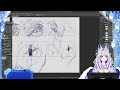 Yui Nerinae Live Art Stream - Banner Art Thumbnails