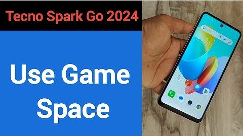 How to use game space, Tecno Spark go 2024 me game turbo on kaise karen