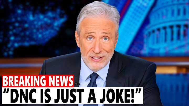 Jon Stewart Hilariously DESTROYS DNC Over Kamala Disaster On Live TV