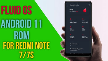 Fluid os android 11 rom for redmi note 7/7S 🔥