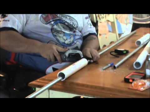 Make your own bank rod holders CHEAP!!! - YouTube