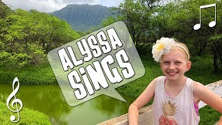 alyssa sings a solo family fun pack music video