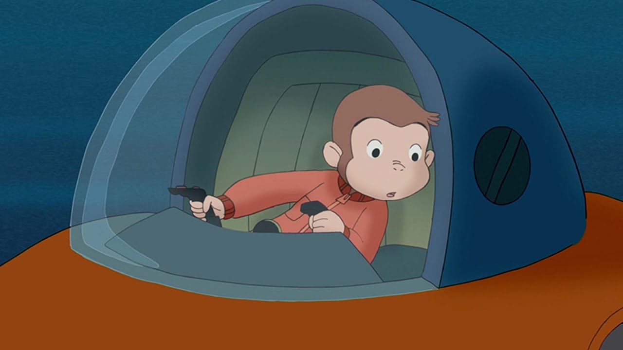 ジョージ、潜水艦を操縦する 🐵 おさるのジョージ - YouTube