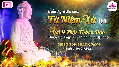 Tứ Niệm Xứ 1 TT TS THÍCH CHÂN QUANG