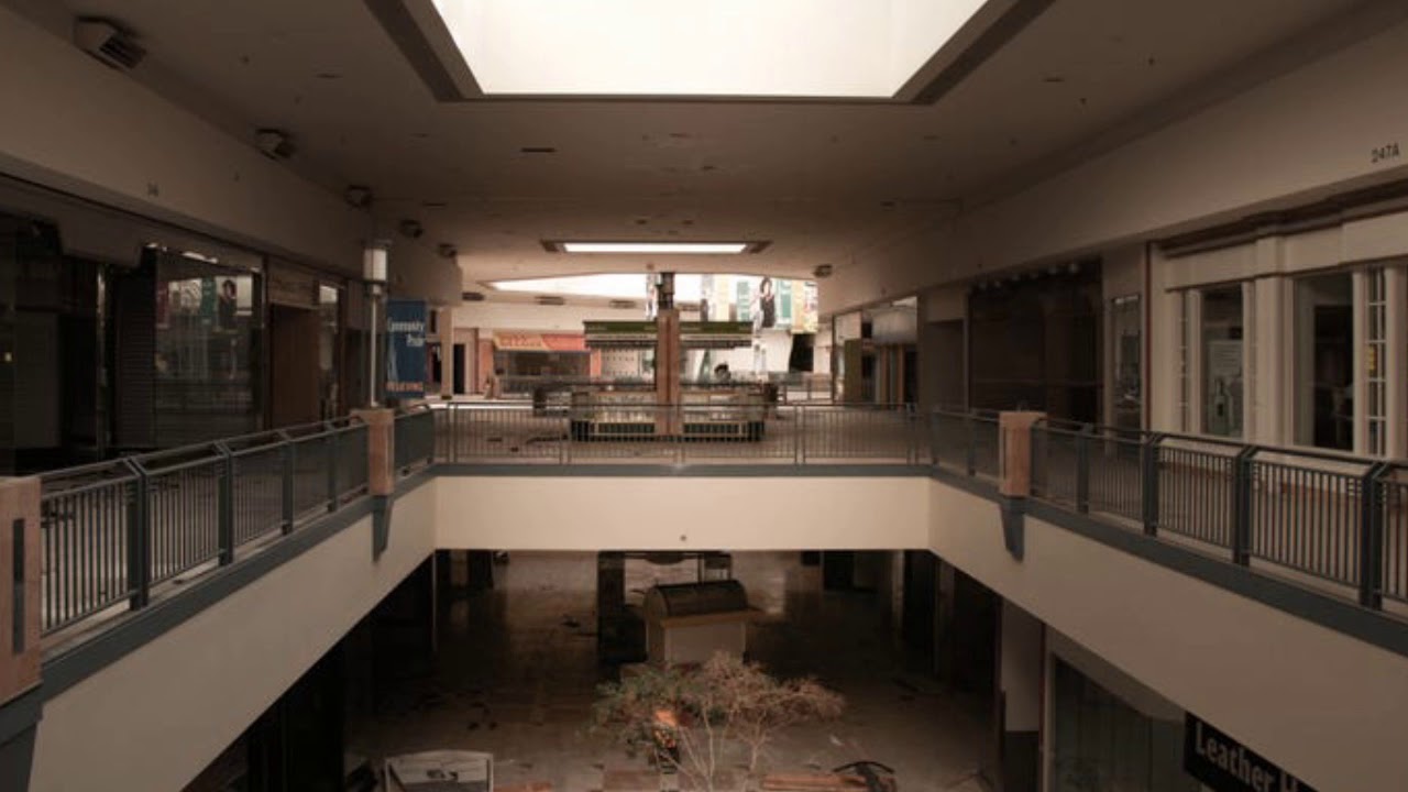 Barbie Girl by Aqua playing in a empty mall