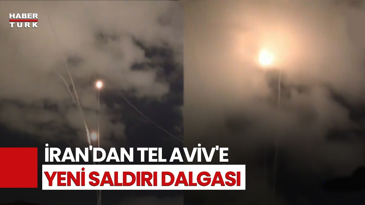 Tel Aviv Alarmda: İran Füzeleri Yeniden Vurdu