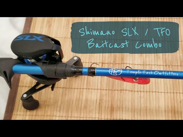 Shimano SLX Baitcast Reel / TFO Baitcast Rod Combo Review and Demo 