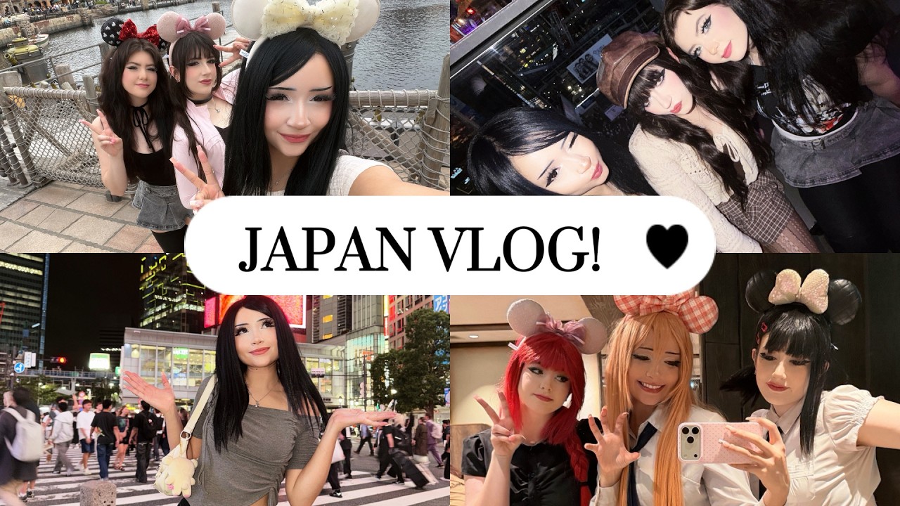 JAPAN VLOG!! ♡ Shopping, Clubbing, Disneyland, cosplay in Tokyo! Ft. @catkimi & Marmarbinky