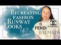 How to Recreate Runway Looks From Fendi, Balmain, and Chanel.