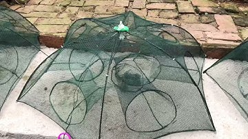 35k /1 cái , Lồng bát quái , Lồng ô , Lưới bát quái 4,6,8,12,16 cửa ( Video Số 87 )