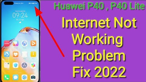 Huawei P40 , P40 lite internet on but not working || Apn Settings 2022...