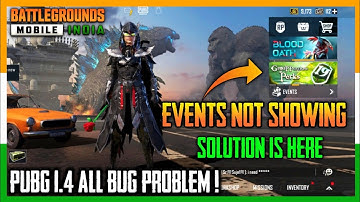 PUBG MOBILE EVENT NOT SHOWING PROBLEM FIX ? | PUBG LOGIN PROBLEM FIX | TYSON NOOB GAMER
