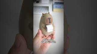 Capybara go to the bathroom#capybara #gift #cute #poop #toys #ornament