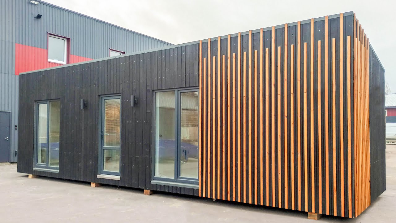 Modular wooden house model Toscana, 35 m2 , from the manufacturer TM TICAB HOUSE