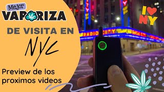 Compramos Cannabis en NYC. Preview del Airvape X, el DotLeaf, cristalería y productos de Gemstonz