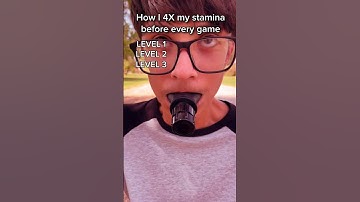 How I boost my stamina 4X before every game!